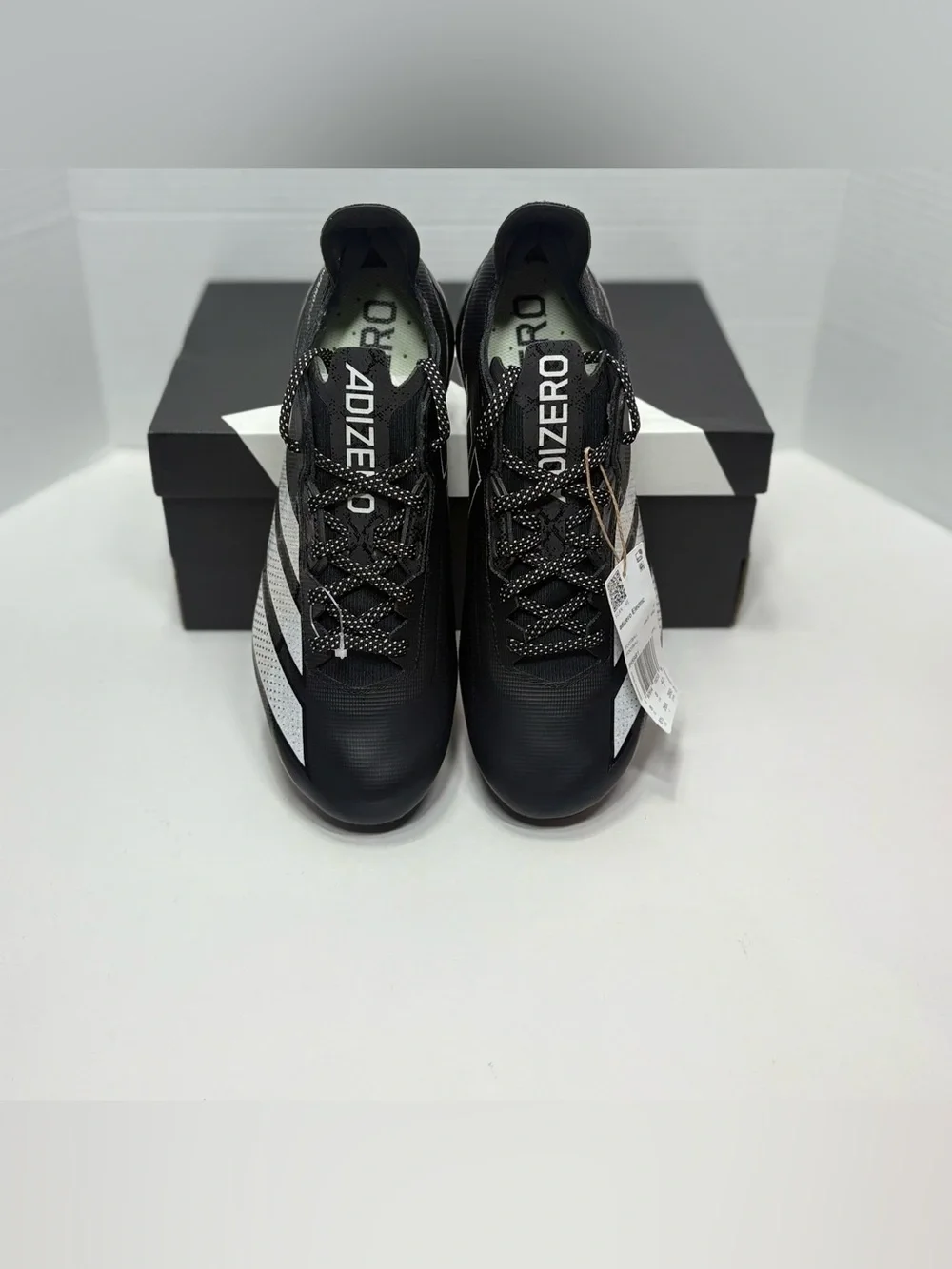 adidas Adizero Electric Men's Black/White Athletic Football Cleats